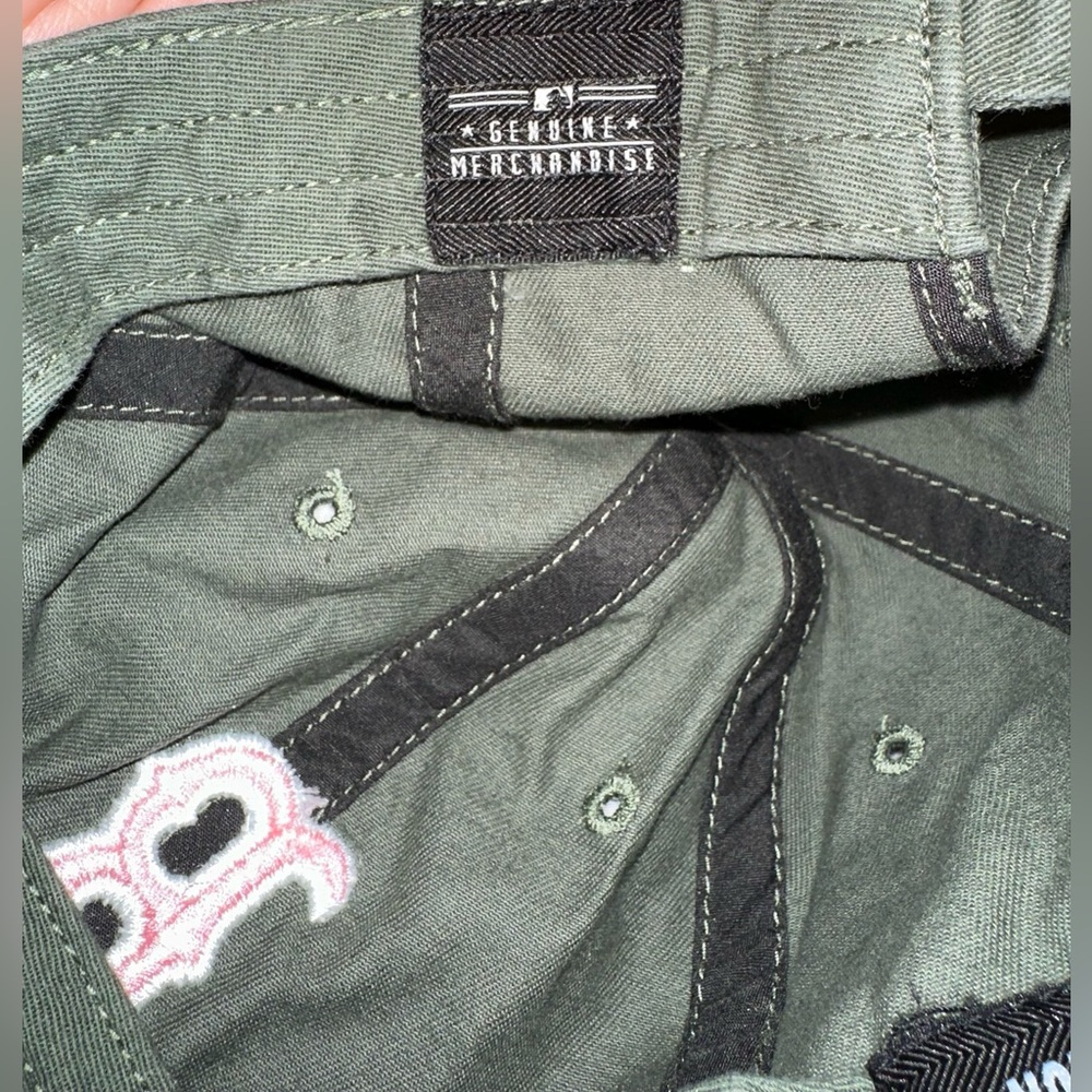 '47 Brand Women's Slideback Hat Green Adjustable Embroidered Boston Red Sox '47. - Picture 3 of 3